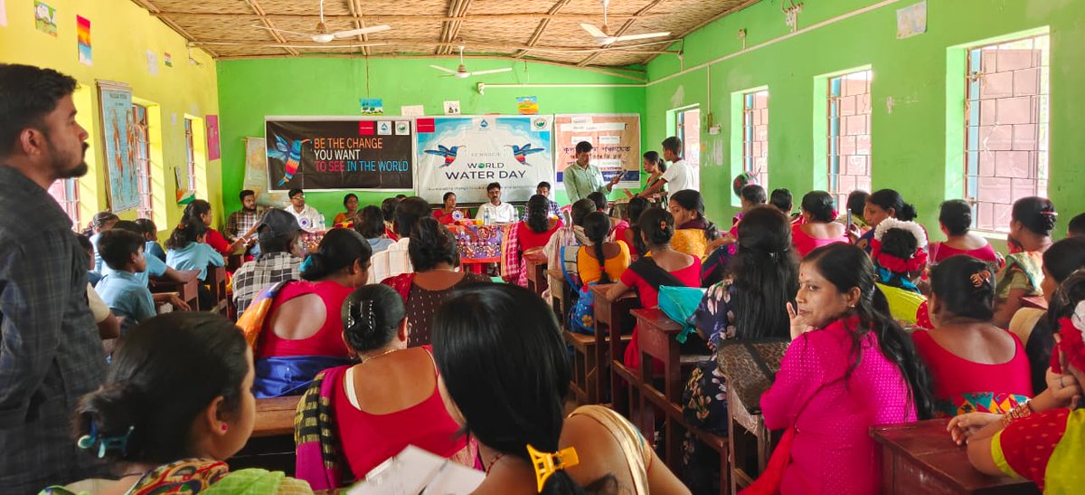 SECPartner_JJM's tweet photo. #WorldWaterDay in Thakurpally S.B. School, with DWS official, VWSC &amp; WQM&amp;S members, &amp; the community, to "accelerate change for water &amp; sanitation crisis".
One step closer to a sustainable future for all! 🚰🌍 #SDG6
@CMLnortheast @DivyangWaghela @cstripura @tatatrusts @jjm_tripura https://t.co/RIn32p00xP