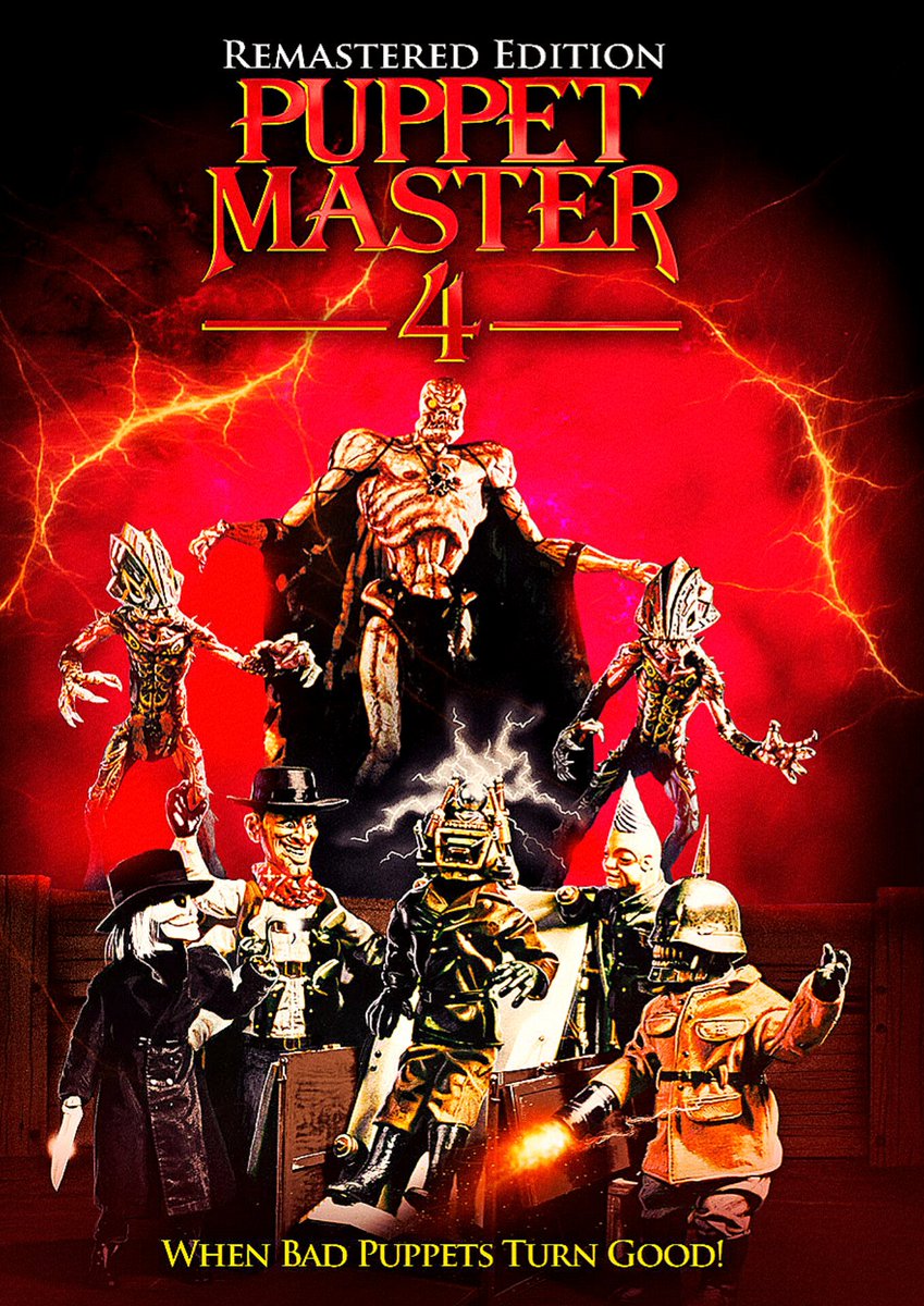 DevsNerdCave's tweet photo. #NowPlaying(4th #Movie of the day)
#PuppetMaster4 (1993) on @peacock
#Horror365Challenge
Movie 124 of 365
Check out our #Horror #Movies #Watch #Challenge #List:
https://t.co/rBHXEUD6Mp
#MutantFam #HorrorMovies #Peacock #MovieTime #PuppetMaster #CharlesBand #FullMoon #PeacockTV https://t.co/Kt2IDTlz3o