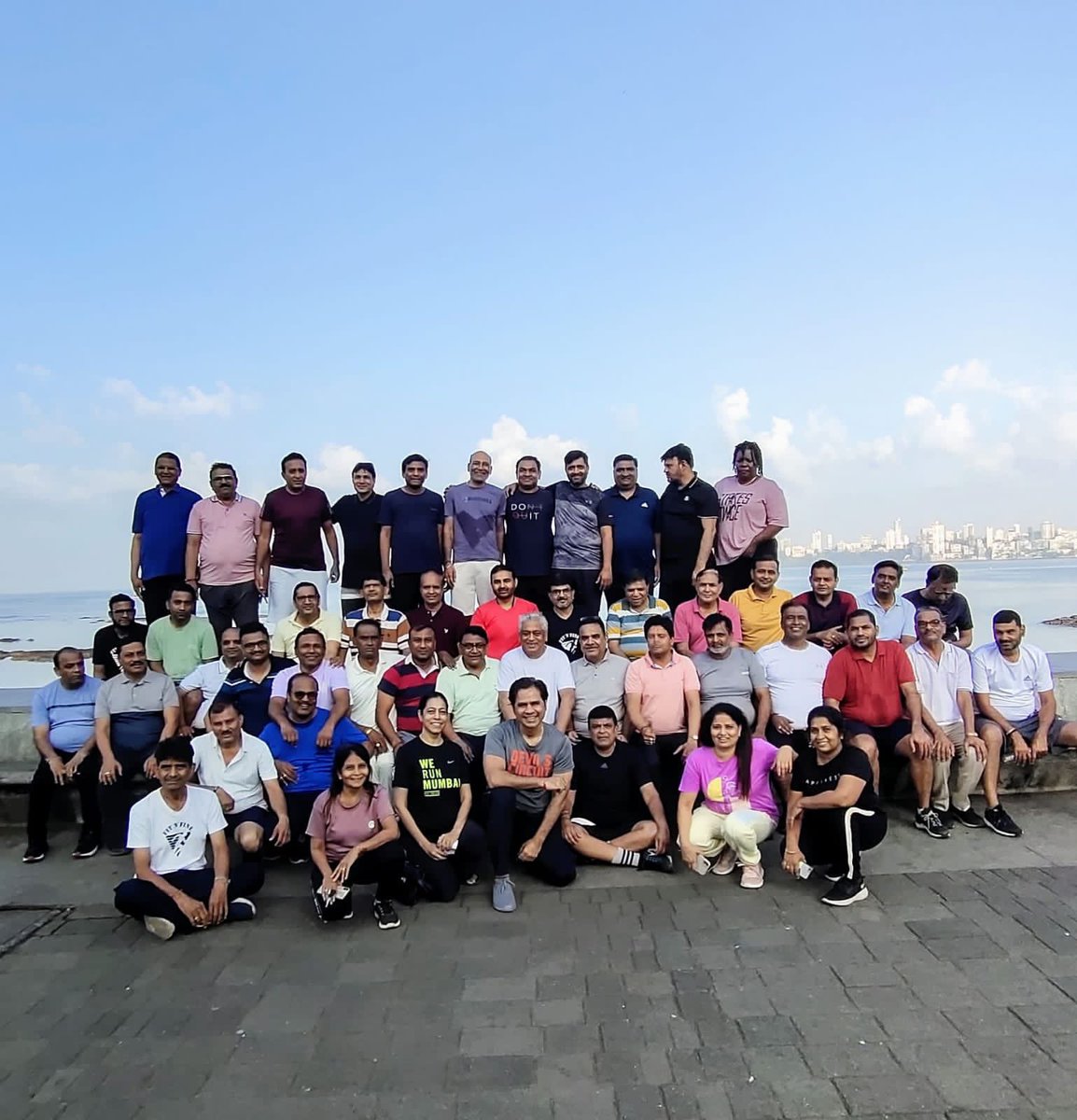 sardesairajdeep's tweet photo. Whoever prepared this World Happiness Index report that ranks India 126 out of 137 needs to get their heads checked. War torn Ukraine, a bankrupt Pakistan, a struggling Lanka above India? Pl come and meet our Fit and Fine group on Marine Drive: all rather happy!! https://t.co/ayduAC6tt5