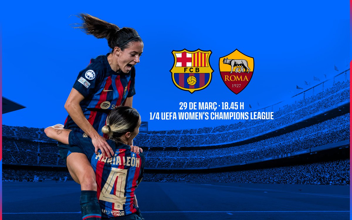 PB_LEscala's tweet photo. 🚍 BARÇA - ROMA 🚍
Champions Femenina

Bona tarda, us informem que ja us podeu apuntar al BUS que hem programat per anar al Camp Nou.

INSCRIPCIONS
https://t.co/emAY7pjQmh https://t.co/YqQ68vSwb9