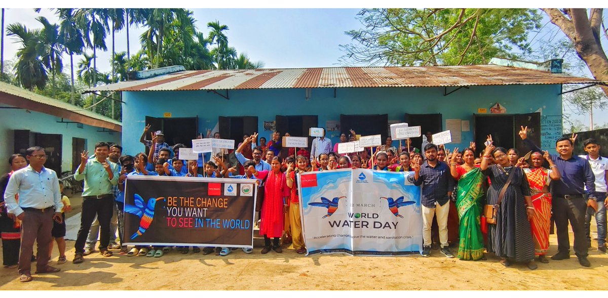SECPartner_JJM's tweet photo. #WorldWaterDay in Thakurpally S.B. School, with DWS official, VWSC &amp; WQM&amp;S members, &amp; the community, to "accelerate change for water &amp; sanitation crisis".
One step closer to a sustainable future for all! 🚰🌍 #SDG6
@CMLnortheast @DivyangWaghela @cstripura @tatatrusts @jjm_tripura https://t.co/RIn32p00xP