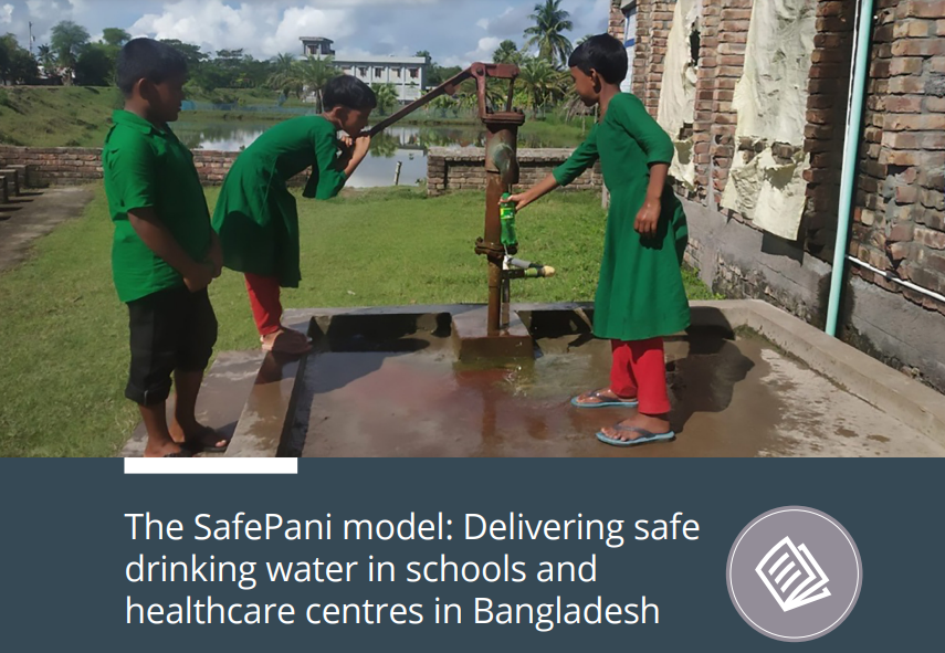 Can you imagine going to school without access to safe #drinkingwater? #WorldWaterDay 💧🎒

That is the reality for 1 in 7 schools in Bangladesh's Khulna District.

SafePani is working towards safe &amp; reliable drinking water services for <$1/person/year: reachwater.uk/resource/the-s…
