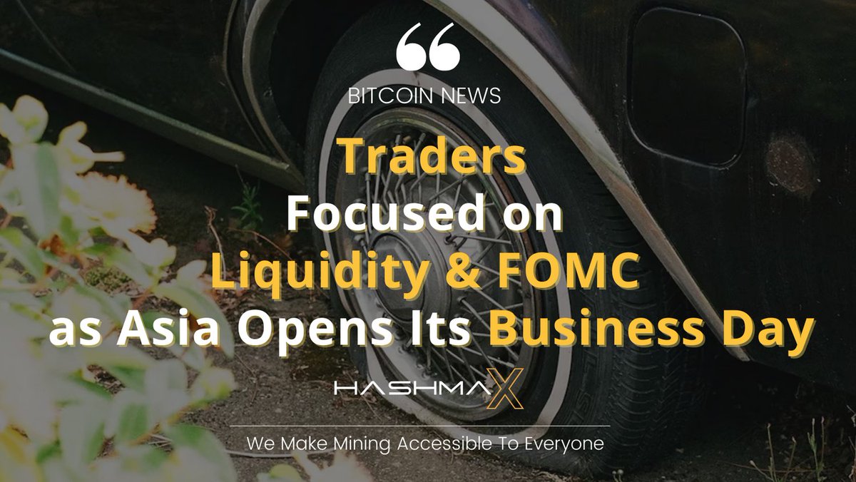 hashmax_mining's tweet photo. 🌍Bitcoin News 🌍
➡️
Crypto prices remain flat ahead of the FOMC's rate decision.
➡️Know more: https://t.co/eGh4FyQe6u
#blockchain #cryptocurrency #bitcoin #bitcoinprice #bitcoincash #crypto #bitcoinnews #bitcoinmining #bitcoins #BTC #btc #hashmax #hashcube #cryptoword #FOMC https://t.co/7qB9W2eLrU