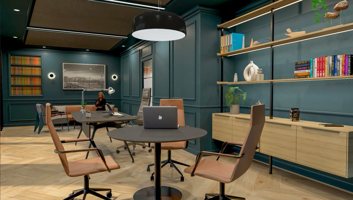 The new CEO Office for Criteo Paris, brought to life by our skilled design team in these stunning CGI renders. #officedesign #CriteoParis #CGIRender #OfficeInspiration