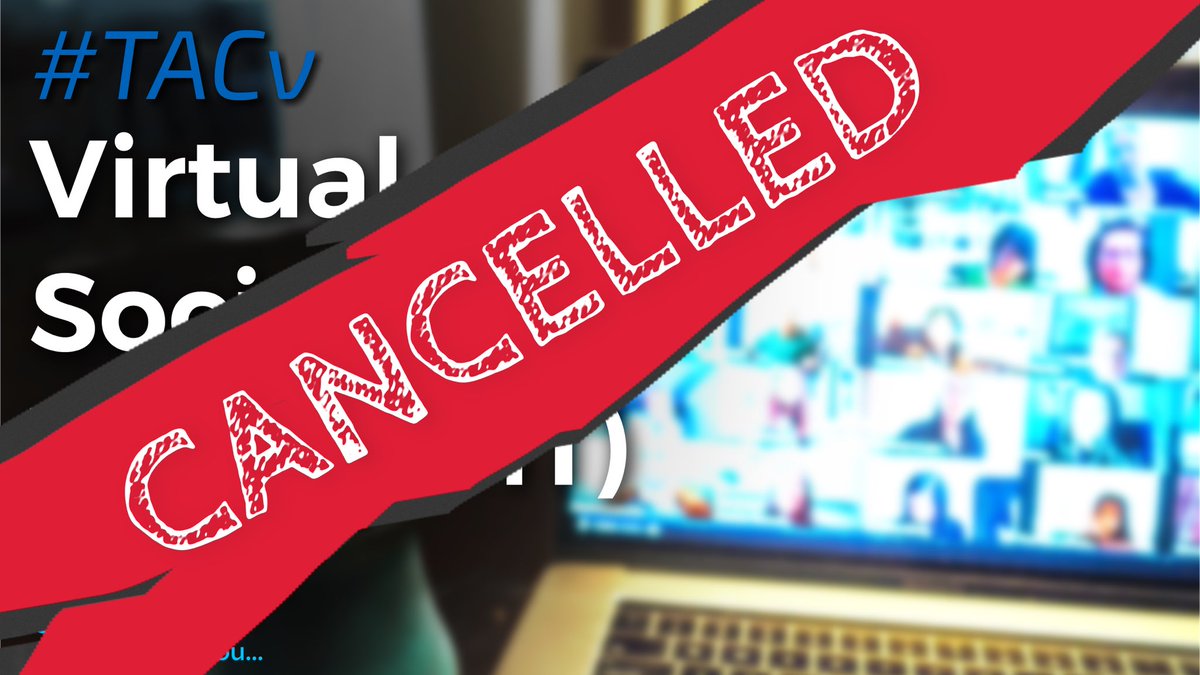 🚨 TACv Weds 22th March Cancelled 🚨

Due to volunteer availability, there will be no TACv on Wed 22nd March 

Sorry for any inconvenience