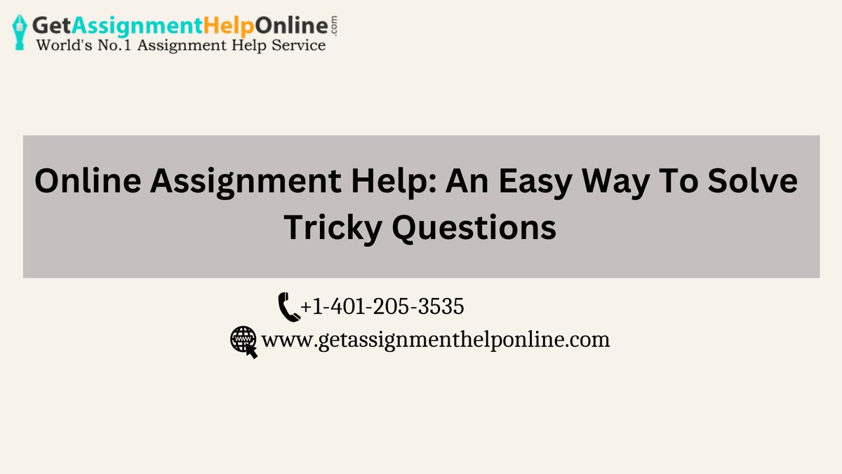 evajames011's tweet photo. Online assignment help can take many forms, including tutoring, essay writing assistance, and help with specific assignments or homework problems. While it can be a useful resource for students. #AssignmentHelp 
Read more on: https://t.co/8ED9JVrzZj https://t.co/SAApv8dQuw