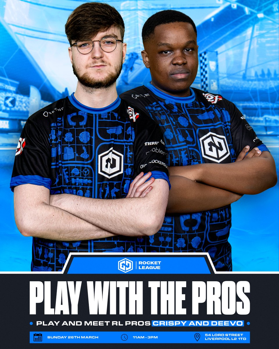 Fancy playing with 🤝 and against 💀 @Deevo & @CrispyDon1? They'll be at @Cex Liverpool Lord St this Sunday from 11am GMT 📅 𝙁𝙧𝙚𝙚 to play & a chance to win CeX vouchers 🎫