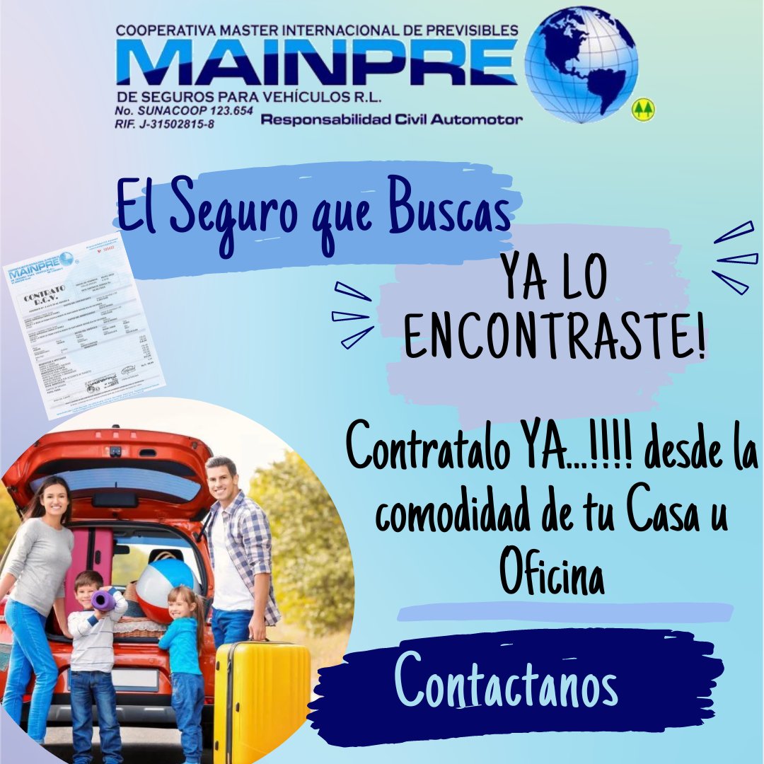mainpre's tweet photo. Adquiere tu contrato en 3 sencillos pasos:

1 Contactanos

2 Proporciona los datos del vehículo y del propietario

3 Realiza el pago correspondiente

y Listo en menos de 5 minutos lo tienes

#mainpre #mainpreseguros #rcv #sancristobal #venezuela #cucuta #marzo https://t.co/ofxWnO0rW5