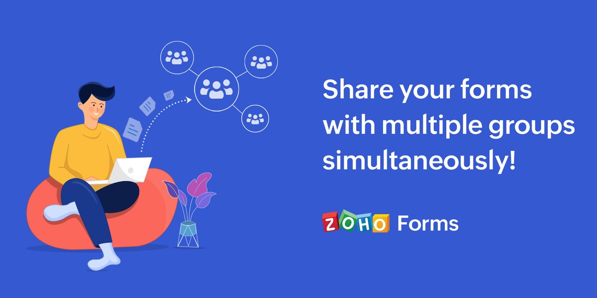 ZohoForms's tweet photo. Sharing forms with multiple groups can be a hassle, but it doesn't have to be! Our latest feature facilitates sharing forms across multiple groups simultaneously. Take a look and simplify your process today! 

https://t.co/qyG42TYZol 

#zohoforms #formsharing #efficiency https://t.co/XWQooiVxjl