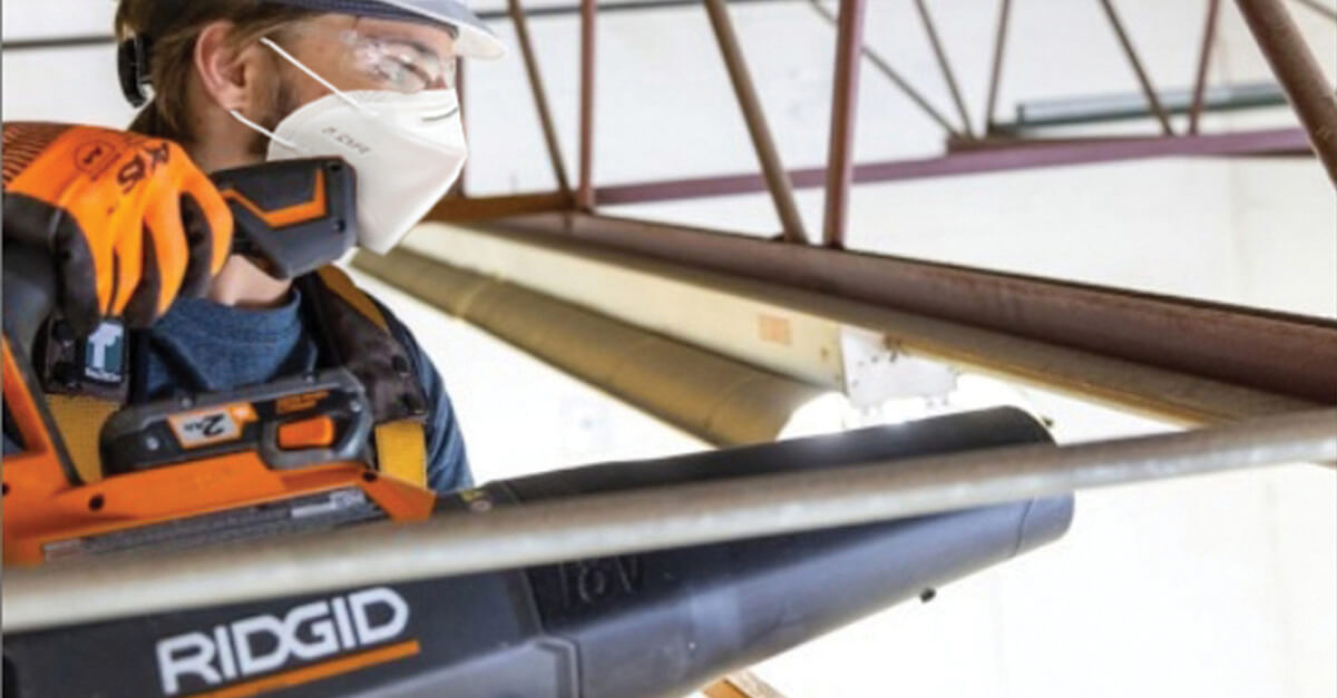 Do Not Let Falling Debris Ruin a Successful Roofing Job  - TuffWrap High Structure Dust Removal (HSDR) services remove project-related dust and debris from high, horizontal surfaces. #TuffWrap #DustDebrisContainment