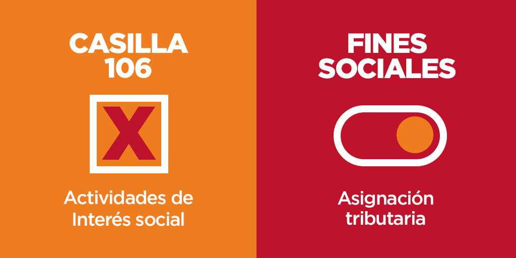 FundacionCepaim's tweet photo. ¡Es fácil de recordar! La @XSolidaria es la #Casilla106 si presentas tu #DeclaraciónDeLaRenta en papel ✍️ o por la web 🖥️ y solo cambia de nombre cuando la presentas por la app 📲 donde aparece como #FinesSociales. ¡Ya no se te olvida!😅 ¡Márcala en tu #Renta2022!✅ https://t.co/aSvY6VG8Qa