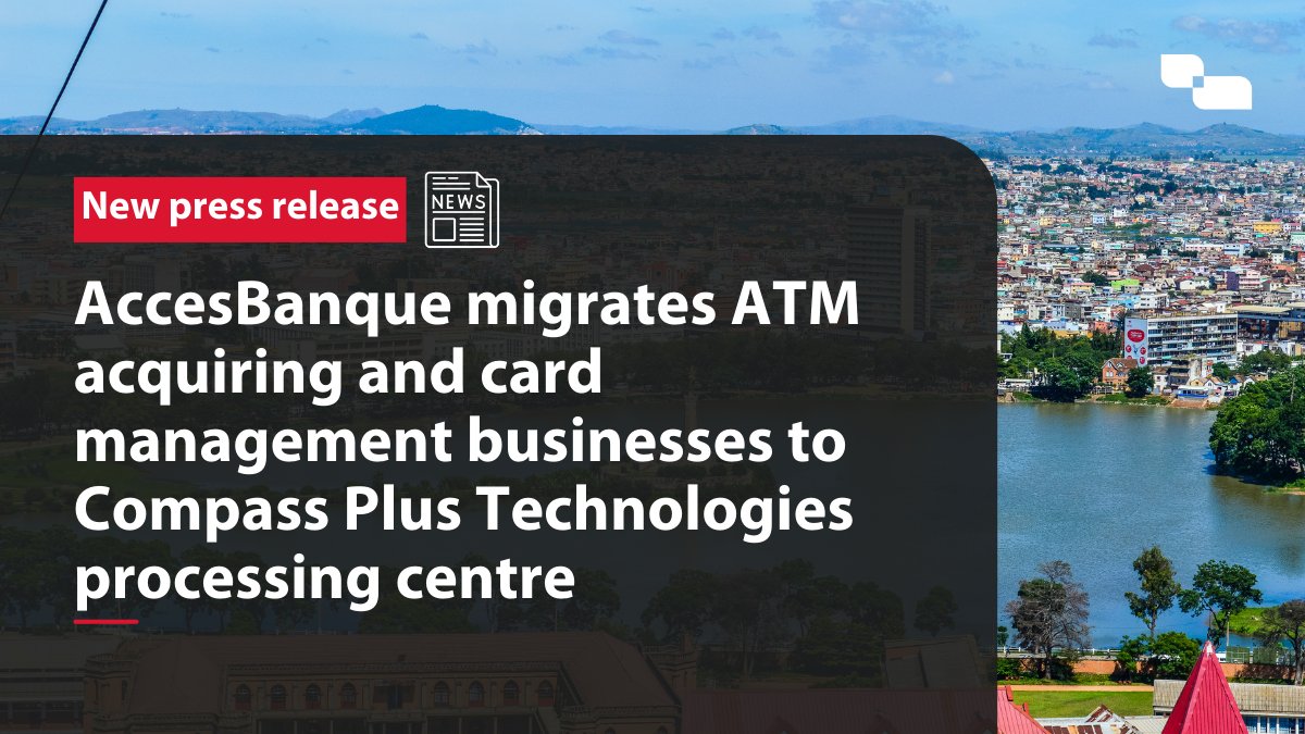AccesBanque Madagascar, one of the largest commercial banks in the country, has successfully migrated its ATM acquiring and card management businesses to our processing centre. Find out more in our latest press release -> ow.ly/fvkA50NoUcJ