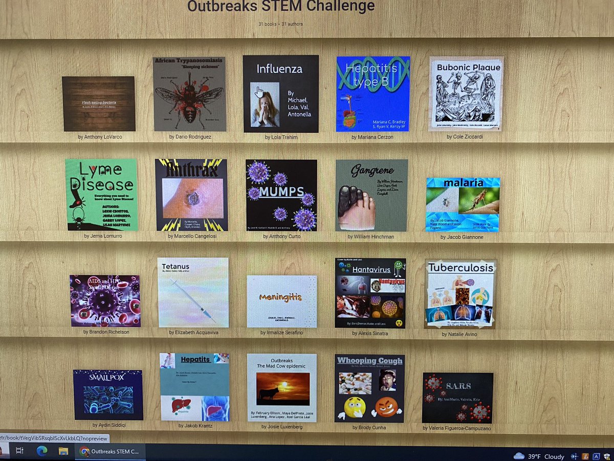 StacyKale2's tweet photo. @CTBarkalow So proud of the work created by our students during our SS/Science Outbreak STEM challenge. Students are also emailing home and sharing their learning with their families!! Thank you @ChapScience for such amazing collaboration!! #bookcreator #FTS4RKIDS https://t.co/Z5WWu1IDEo