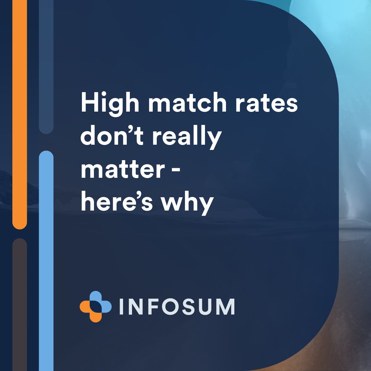 InfoSum's tweet image. High match rates don't really matter, they're only part of the story. In our latest blog we explain what really matters when it comes to match rates and how first-party #datacollaboration is rewriting the #identityresolution rulebook. Read more: hubs.la/Q01HN3Ty0