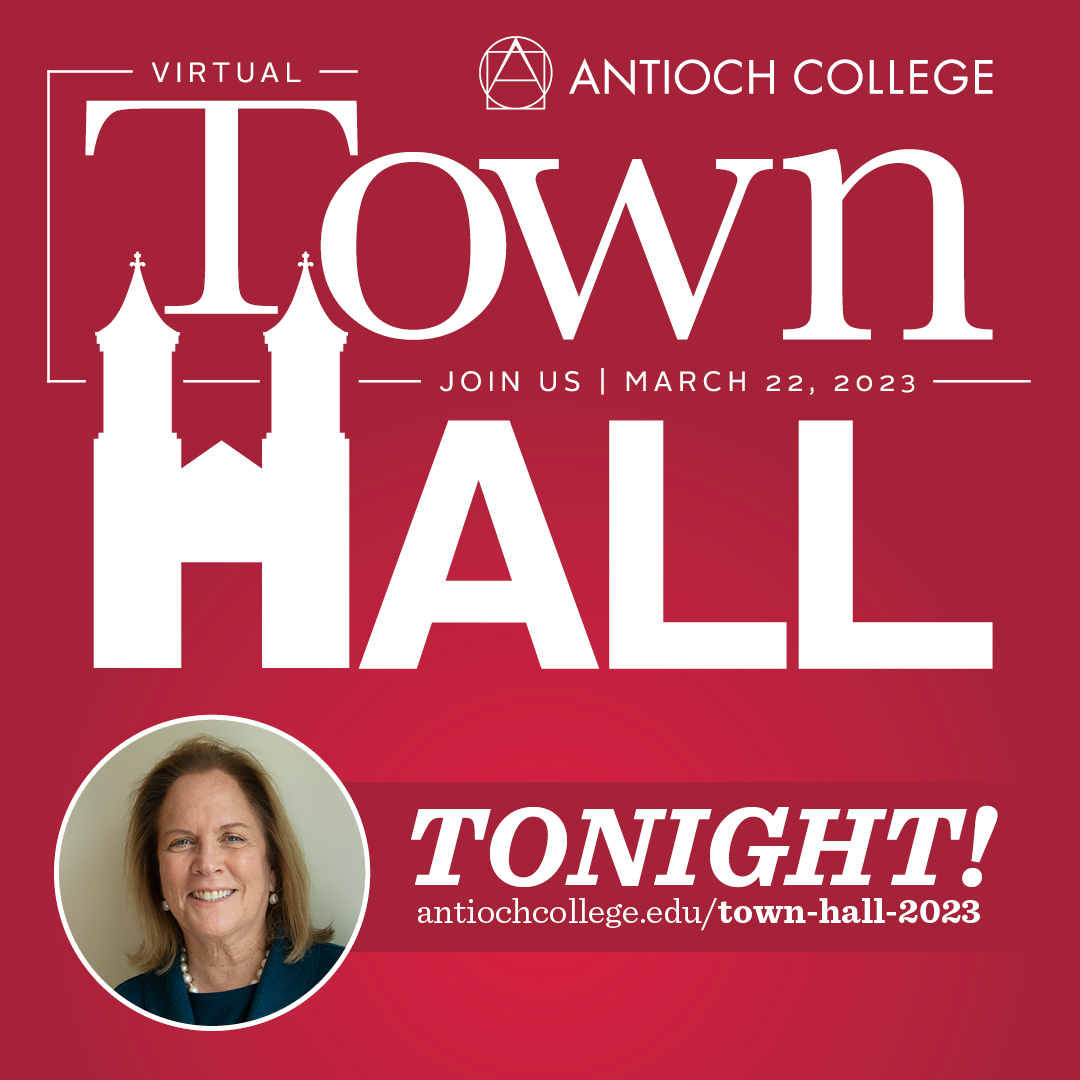 Have you registered yet? Antioch’s Town Hall: The President’s Initiative is tonight!

Registration and meeting information: alumni.antiochcollege.edu/e/virtual-town…