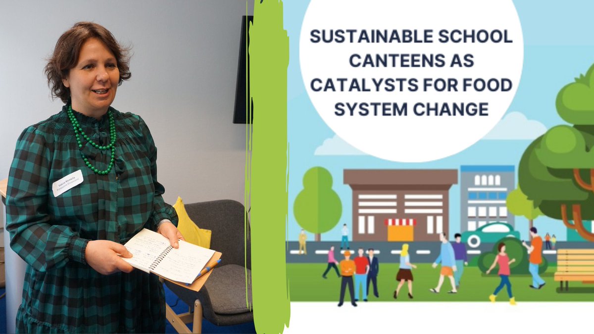 @tantasabi, representing #SF4C member @ecosistemi_, opens the afternoon session 🤓 of today's event with @buy_betterfood, @COACH_EUProject, @Ruralization_EU, @A2Lnetwork, @OrganicsEurope, @ICLEI_Europe, where we focus on the power of schools, and in particular #schoolmeals. 🍝🍏