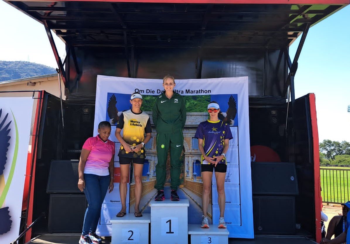 Adele Broodryk from <a href="/Nedbank_RC/">Nedbank Running Club</a> defended her Om Die Dam 50km title in style with a runaway start to finish victory! Read all about it: 

nedbankrunningclub.co.za/News/DisplayNe…

<a href="/bavariaSA/">bavaria SA</a> <a href="/BiogenSA/">Biogen</a> <a href="/futurelifeza/">FUTURELIFE®</a> <a href="/nedbanksport/">Nedbank Sport</a> <a href="/Nike/">Nike</a> <a href="/ThirstiW/">THIRSTI WATER</a> <a href="/BESTERNICK/">NICK BESTER</a>