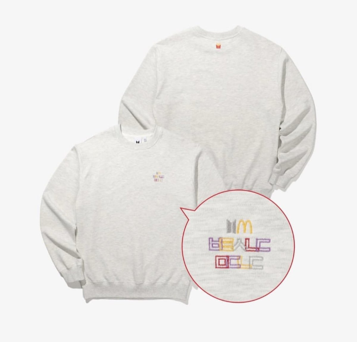 ArmyshopPH's tweet photo. WTS LFB PH GO

WEVERSE BTS SALE

💜 BTS Mcdo crewneck Gray Shirt L 

✅ Sale Price - Php 2500
❌ Reg Price - Php 3800

❕1 pc available

✔️ Comment “MINE + QTY” to order
❌ No deleting of comments

#BTS #BTSPHSALE https://t.co/MpyvvUNpZm