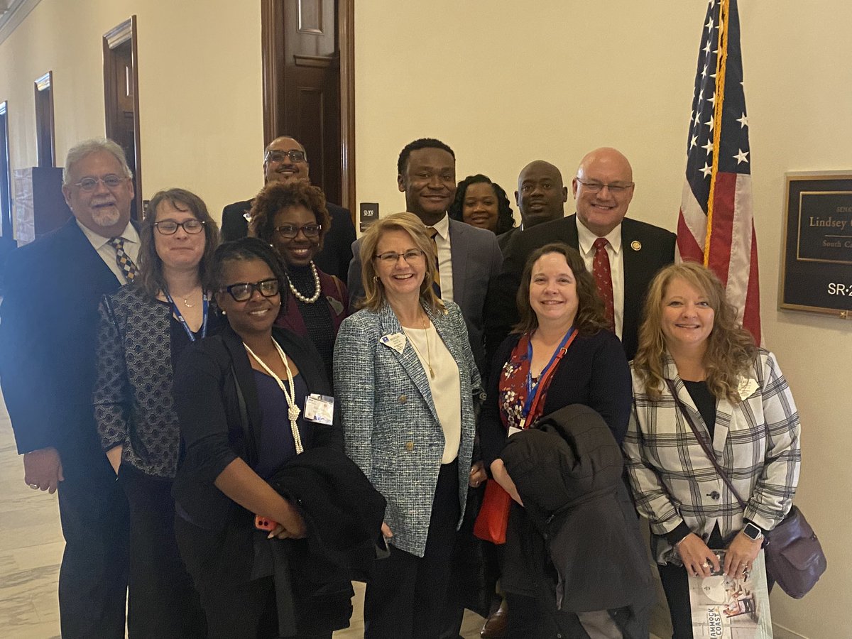 BruceMSr's tweet image. SC-EPFP visited with Senator Graham’s staff on hill day. #WPS23