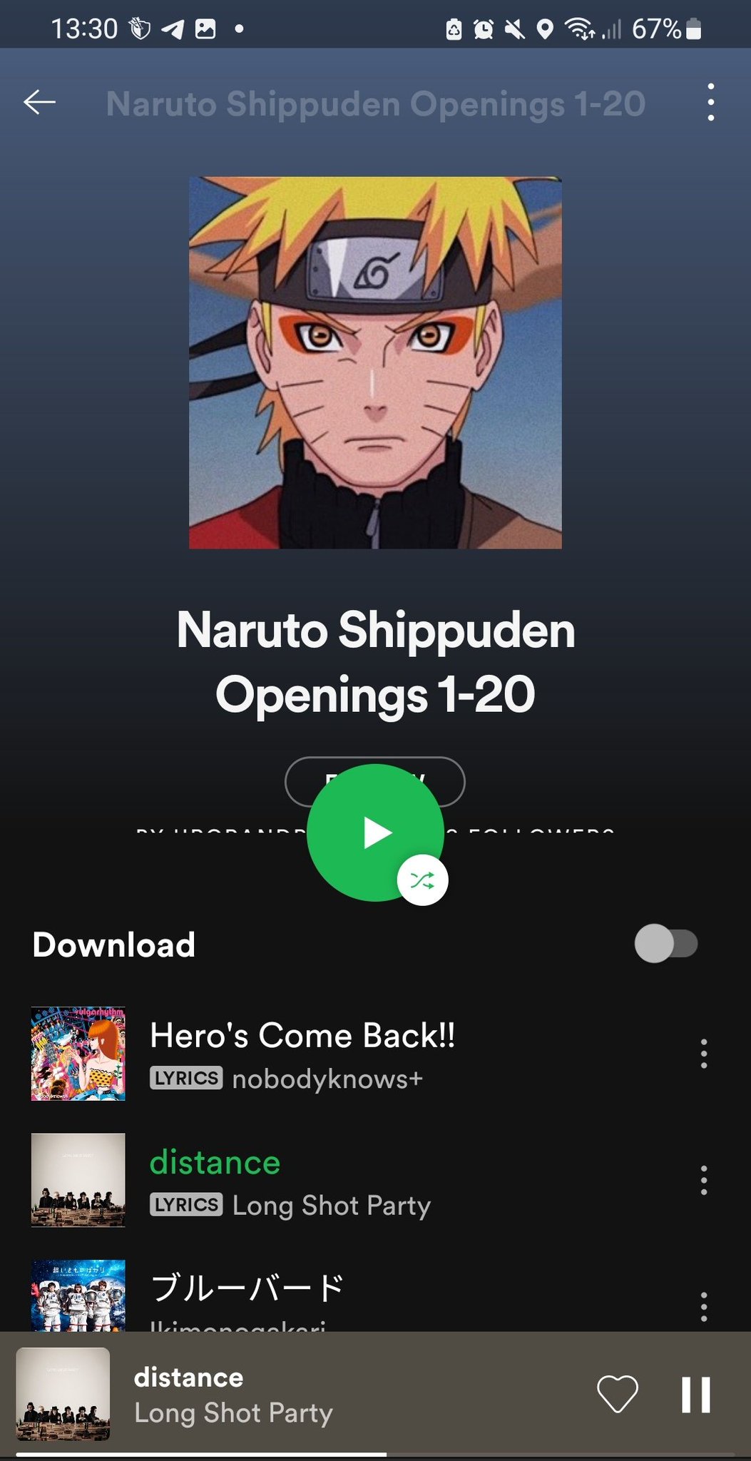 Naruto Shippuden Opening 1  Hero's Come Back!! (HD) 