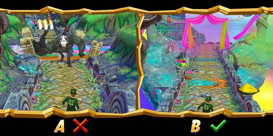 Temple Run on X: Runners, did you pick the right path? ✔️❌ #Templerun   / X