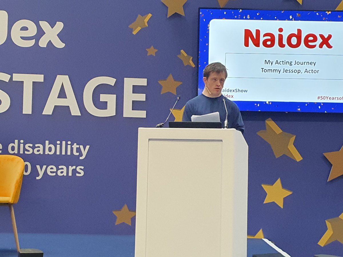 SteveFM's tweet photo. At @NaidexShow with @DebraCarnell2 listening to Tommy Jessop #Naidex #50YearsofNaidex https://t.co/jTMVlrbPiL