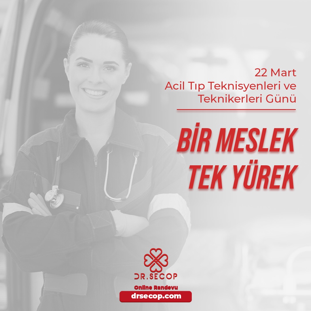22 Mart Acil Tıp Teknisyenleri ve Teknikerleri Günü Kutlu Olsun ! 

ONLINE SAĞLIK HİZMETİ

drsecop.com

#onlinesağlık #onlinedoktor #onlinedanışman #onlinedoktorgörüşmesi #onlinehastane #onlinesağlıkdanışmanlığı #onlinepsikolog #psikolog