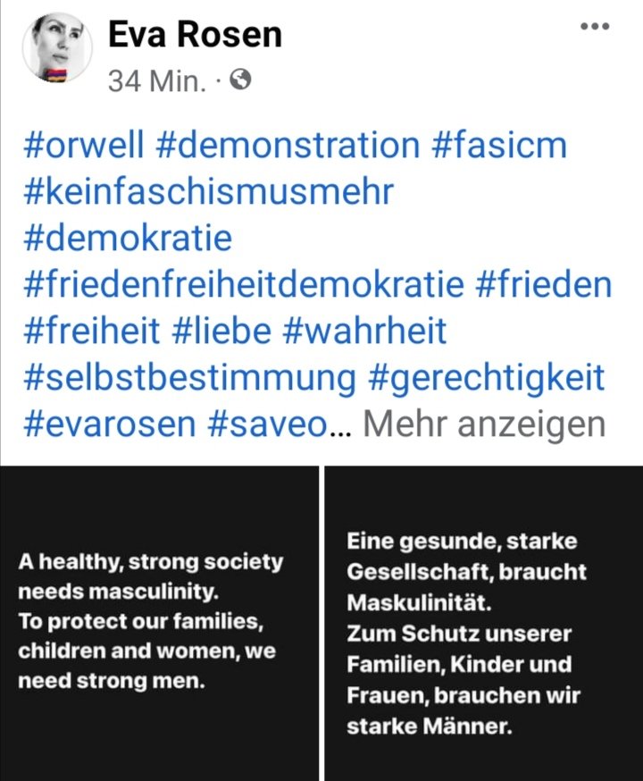 Und das erzählt eine, welche von den vorbestraften Reichsbürger Niemeyer ein Kind hat und Beiträge von zb "Captain Future", "Banane" oder "Schiffmann" teilt🤣😂🤦‍♂️‼️
Kann man sich echt nicht ausdenken 😂🤣