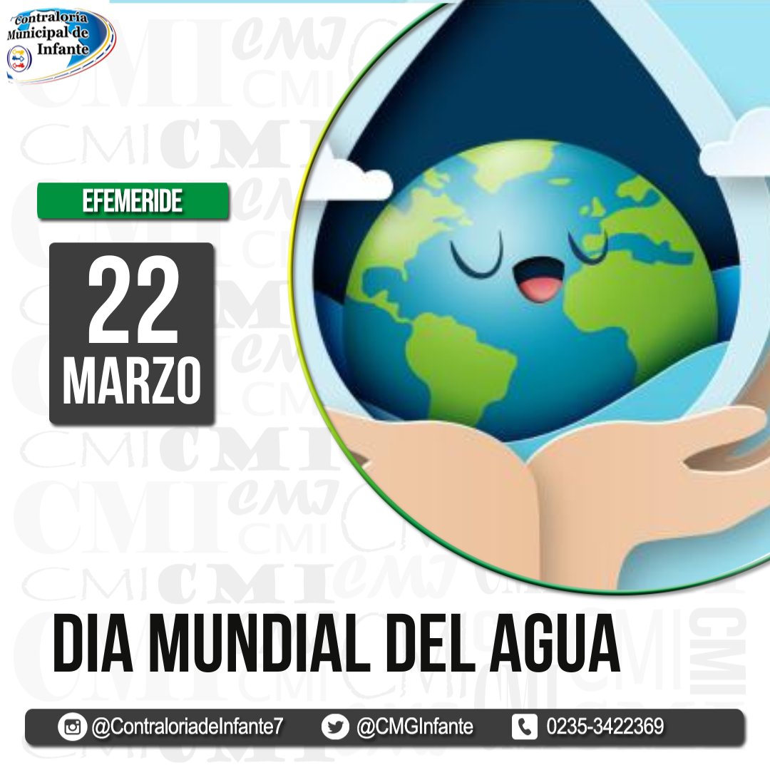 Hoy  Se celebra el Día Mundial del Agua, para recordar la relevancia de este líquido esencial y tiene por objetivo concienciar acerca de la crisis mundial del agua y la necesidad de buscar medidas para abordarla.