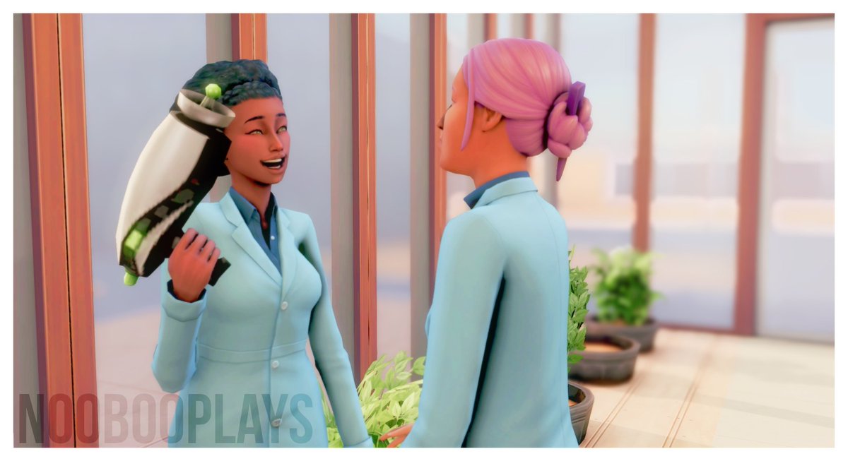 noobooplays's tweet image. Hmm... the freeze ray seems like a completely fine and safe invention for Fern to have on hand 👀 Yes. Absolutely. 🤭

💚👩🏿‍🔬💚👩🏿‍🔬💚👩🏿‍🔬💚
#nsbchallenge #notsoberrychallenge #TheSims4 #nooboosnsbgen1