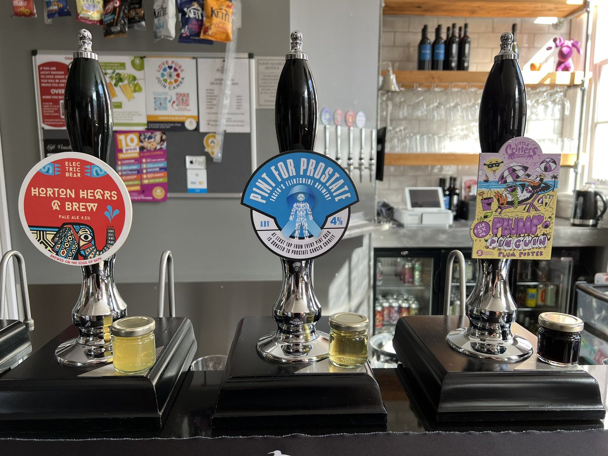 Mold Alehouse (@moldalehouse) on Twitter photo Wednesday’s cask ale from 2pm to 10pm -
Horton hears a brew - @ElectricBearUK
Pint for prostrate - <a href="/BreweryFacer/">Facer’s Brewery</a>
Plump Penguin Plum Porter - <a href="/LittleCritsBrew/">Little Critters Brewing Company</a> Wednesday’s cask ale from 2pm to 10pm -
Horton hears a brew - @ElectricBearUK
Pint for prostrate - <a href="/BreweryFacer/">Facer’s Brewery</a>
Plump Penguin Plum Porter - <a href="/LittleCritsBrew/">Little Critters Brewing Company</a>