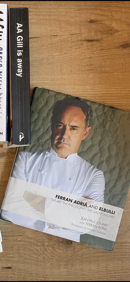 Not your average Bridgend charity shop find ….  £4 for the lot 😁

#ElBulli #FerranAdria #AAGill #CharityShopBargains #BookBargains