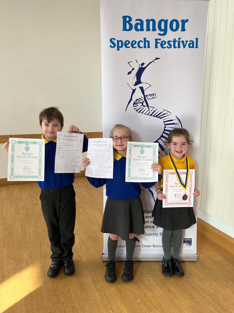 Congratulations to all our pupils who were competing today at the Bangor Speech Festival 2023 💙💛
