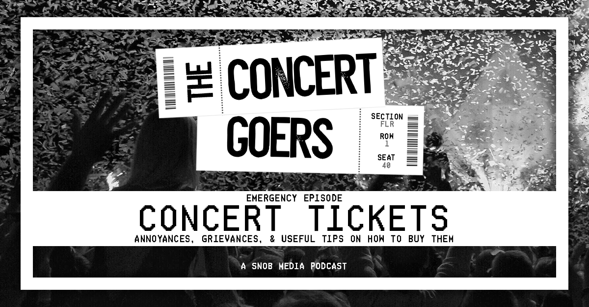 theconcertgoers's tweet photo. 🚨 NEW EPISODE ALERT 🚨 Annoyed by how difficult it's become to buy concert tickets? 🎫  Check out our latest episode, where we talk ticket buying woes &amp; share helpful tips on how to buy them without breaking the bank. 

Listen here ⤵️
▶️  https://t.co/8Zv0MSJXK5 https://t.co/VfZ10luCVg