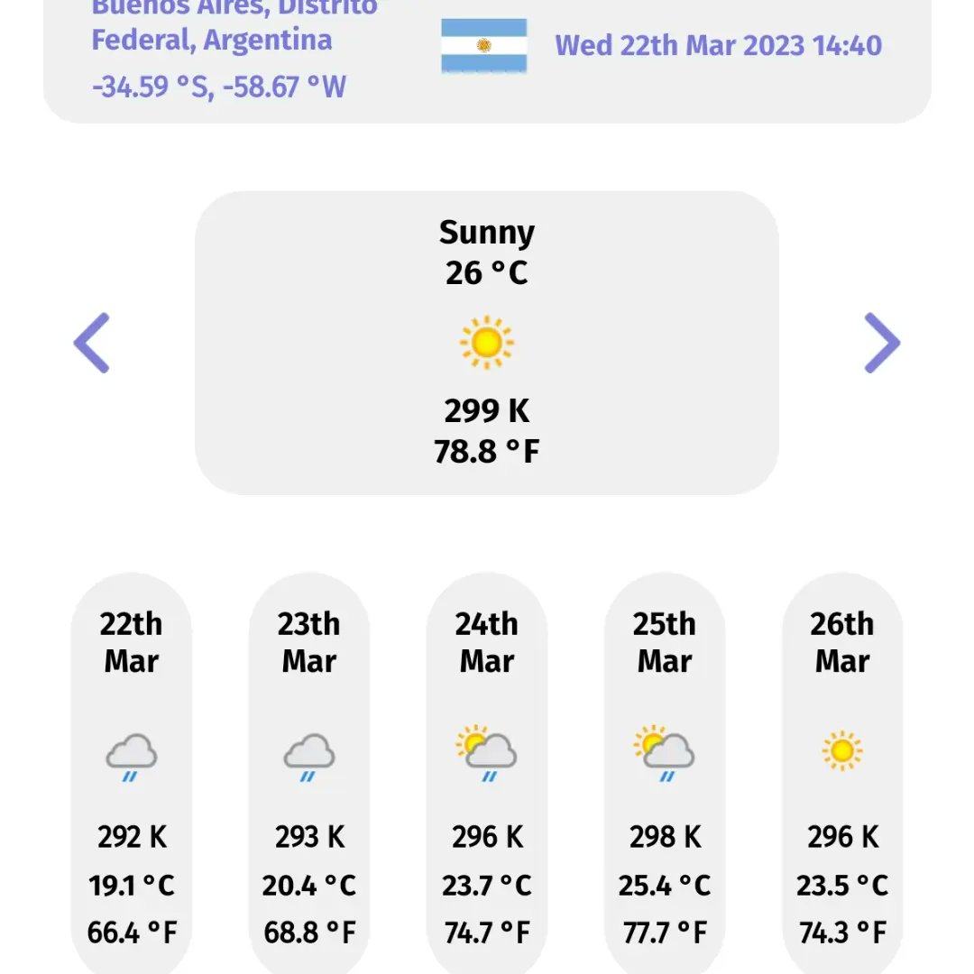 Project Update!!!....Still on API projects, another one hits the shelf 💯.  Check out this weather forecast site I made using WeatherAPI 🌥. Don't forget to give feedback I'm open to suggestions and possible improvements.
beginners-lock.github.io/WeatherWizard/
#APIs #FullStack #100DaysOfCode