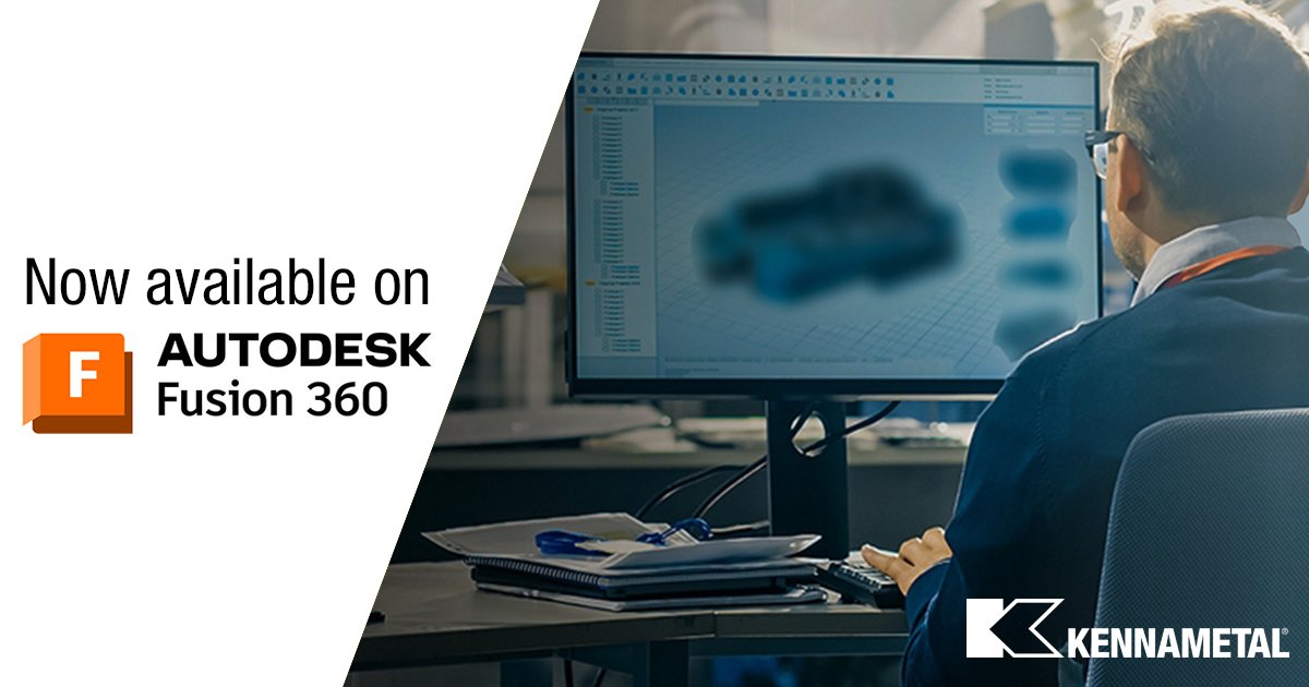 Now you access the Kennametal Tooling Library in @adskFusion360. We’ve integrated an initial selection of our tools into the cloud-based software starting with solid carbide end mills and drills. Learn more: okt.to/83oB9u

#CNC #CNCMachining #Fusion360 #CamProgramming