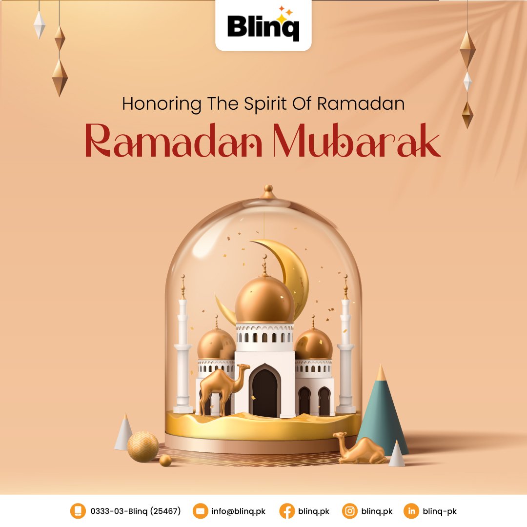blinqpk's tweet photo. As we observe the month of Ramadan, let's reflect on the importance of simplicity, self-discipline, and compassion in our lives and in our business dealings. 
#Ramadan2023 #Reflection #Compassion https://t.co/IN131F2qDZ