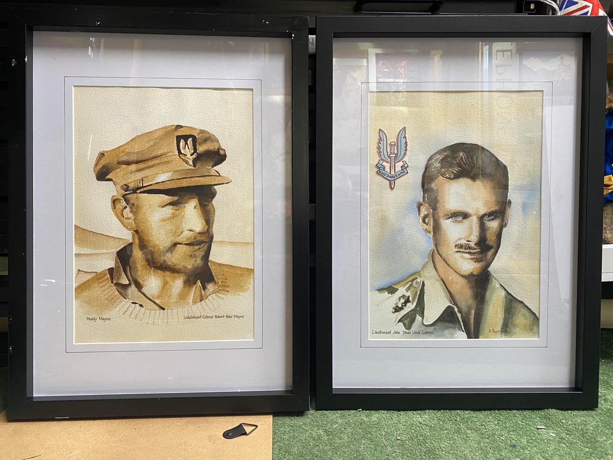 blair_mayne's tweet photo. A new watercolour of Blair and also of his comrade Jock Lewes by Andy Russell, recently shared on Facebook #BlairMayne
#PaddyMayne
#SAS #WW2
#WhoDaresWins #SpecialAirService #HeWhoDared https://t.co/NC6qZYG16W