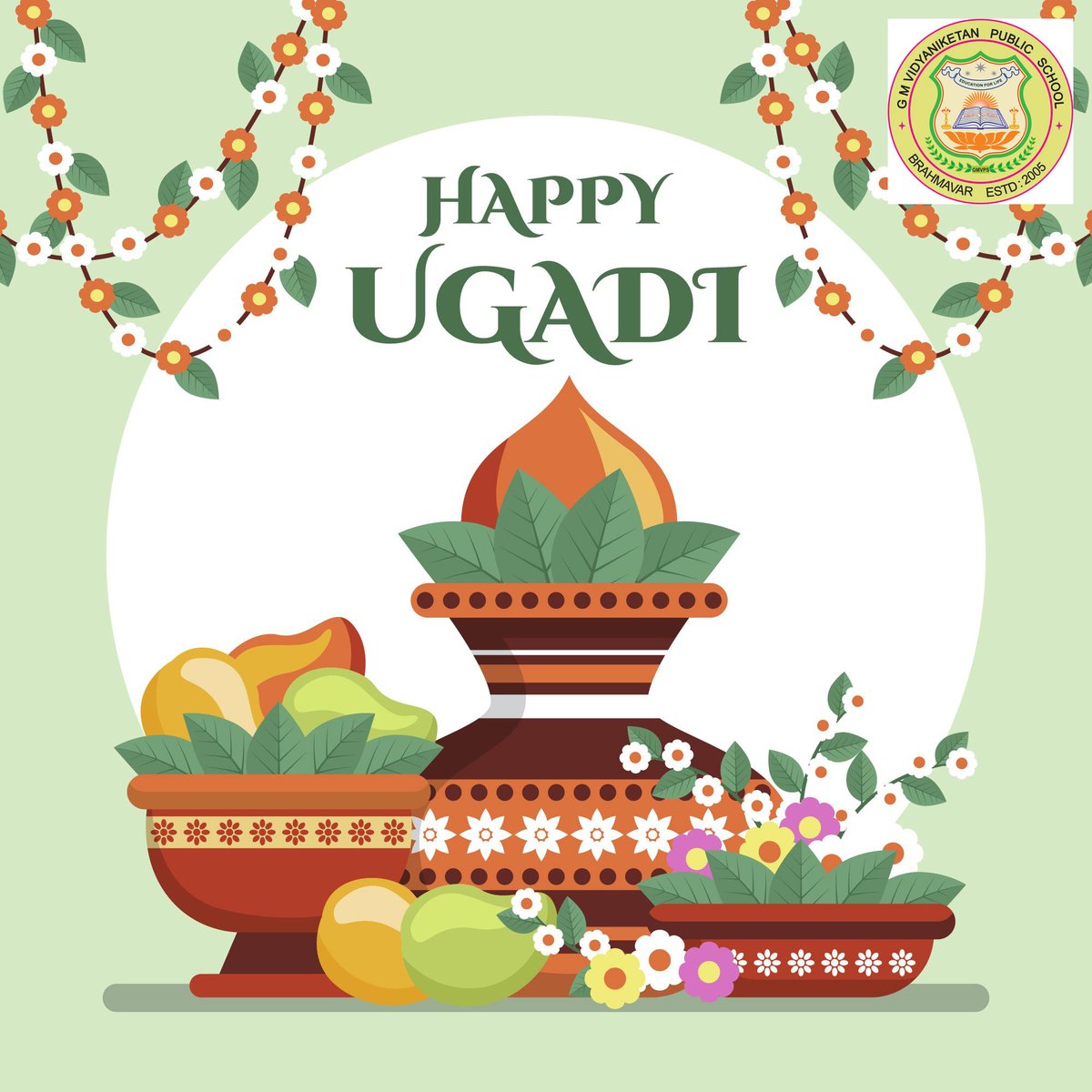 Here's to a Fresh Start and an Exciting Year Ahead. May You and Your Family Enjoy a Happy Ugadi.
#GMVidyaniketanPublicSchool #GMVPS #SchoolsOfKarnataka #TeachersOfInstagram #SchoolsOfInstagram #Education #LearningTogether #SchoolPride #ClassroomChronicles #ExtraCurriculars