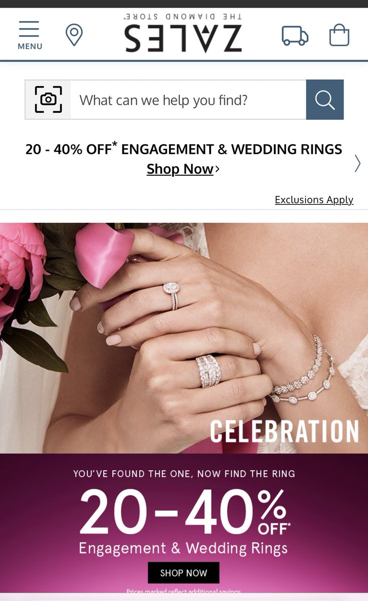 Crystal_C__'s tweet photo. Hey @ZalesJewelers. Why is your logo upside down? 🤔 https://t.co/vEbzLp3iL7
