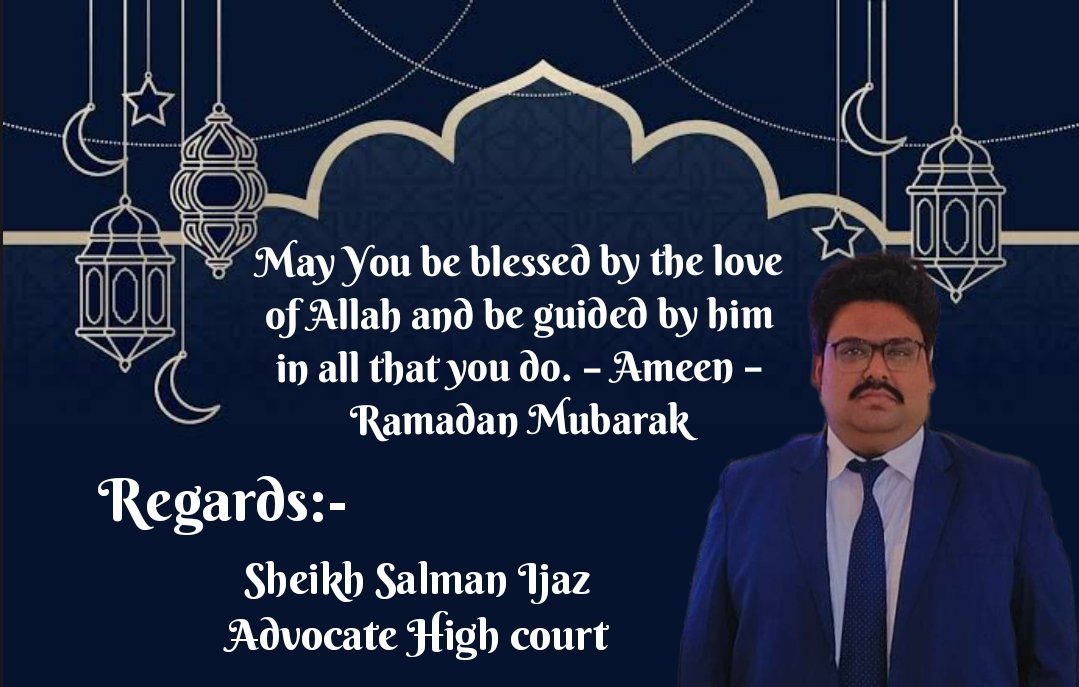salmansheikh3's tweet photo. May you be blessed by the love of Allah Almighty and be guided by him in all that you do- Amean ❣️
#RamadanMubarak https://t.co/9HgskyNUNq