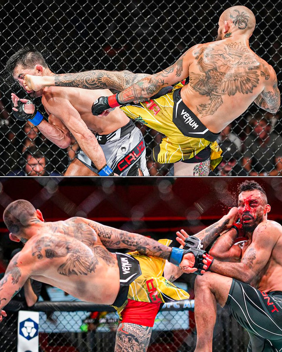 espnmma's tweet photo. THE CHITO EFFECT 🦶 #UFCSanAntonio 

(📸 @ufc) https://t.co/JSryW7WaML