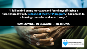 HOPP services are essential to keep homeowners facing foreclosure in their homes. Right now, HOPP has not been included in the Governor’s  budget &amp; has no funding. 

<a href="/GovKathyHochul/">Governor Kathy Hochul</a> — Restore HOPP in the 30-day amendment so NYS homeowners can stay in their homes #FundHOPP