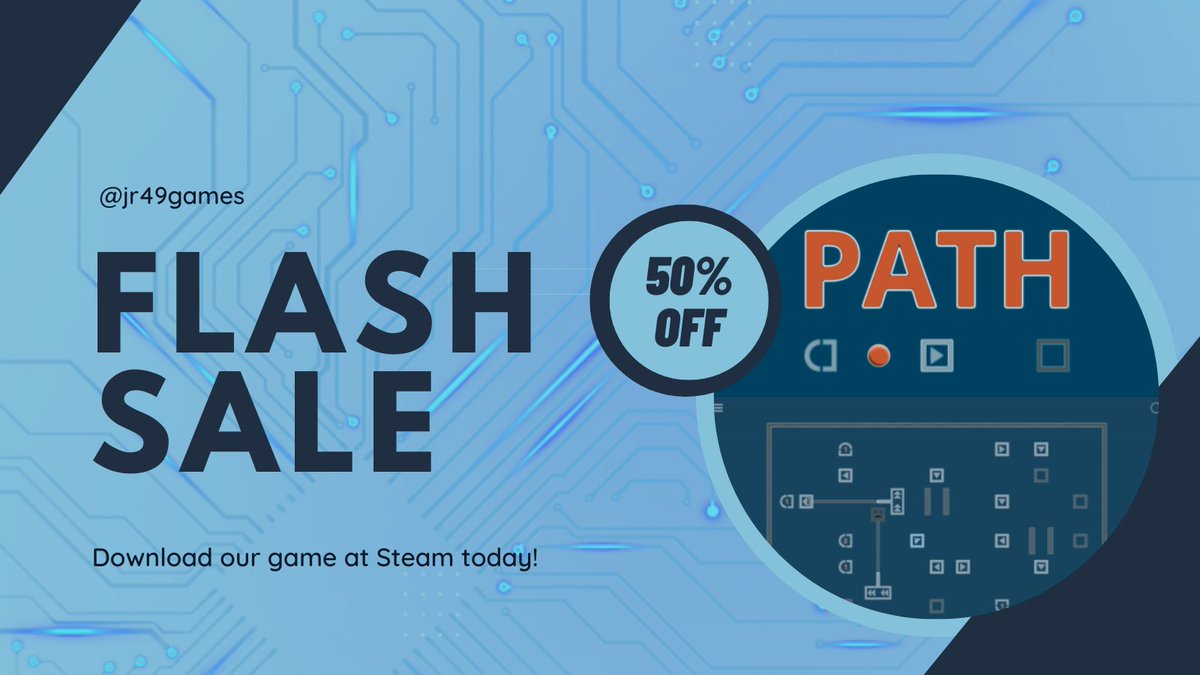 JR49Games's tweet photo. Looking for something FUN???

Download our game at Steam today with 50% OFF (less than a dollar!) ! 🎮

What are you waiting for? 😎

https://t.co/oWWW8UfBA0

#IndieGameDev #indiedev #games #madewithunity #puzzle #gamedesign #screenshotsaturday #JR49Games #PATH #wishlistwednesday https://t.co/J0mMwZGvws
