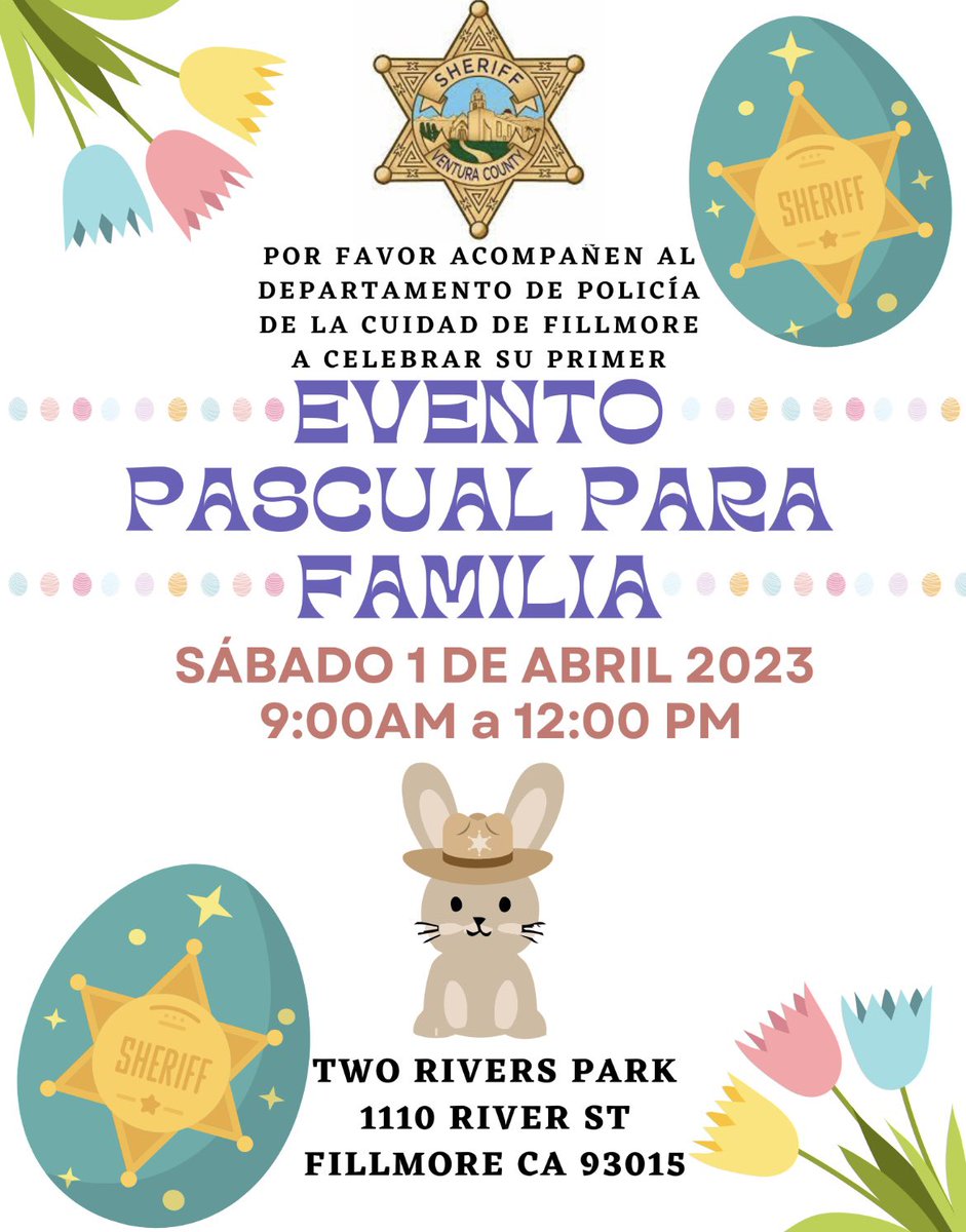 The Fillmore Station will be hosting their first ever Easter Eggstravaganza and we are so excited! Save the date because on April 1st we invite everyone to come join in on all the Easter festivities. VCSO’s K-9 and Mounted Unit will also be making a special appearance! 🐰💐🪺