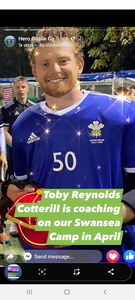 Goalkeeper camp at Swansea HC
Wednesday 12th April

Bookings being taken now. 
Please book your space early through Danny Geach 

dannygeach@btinternet.com 

Open to all Keepers across Wales and the West.