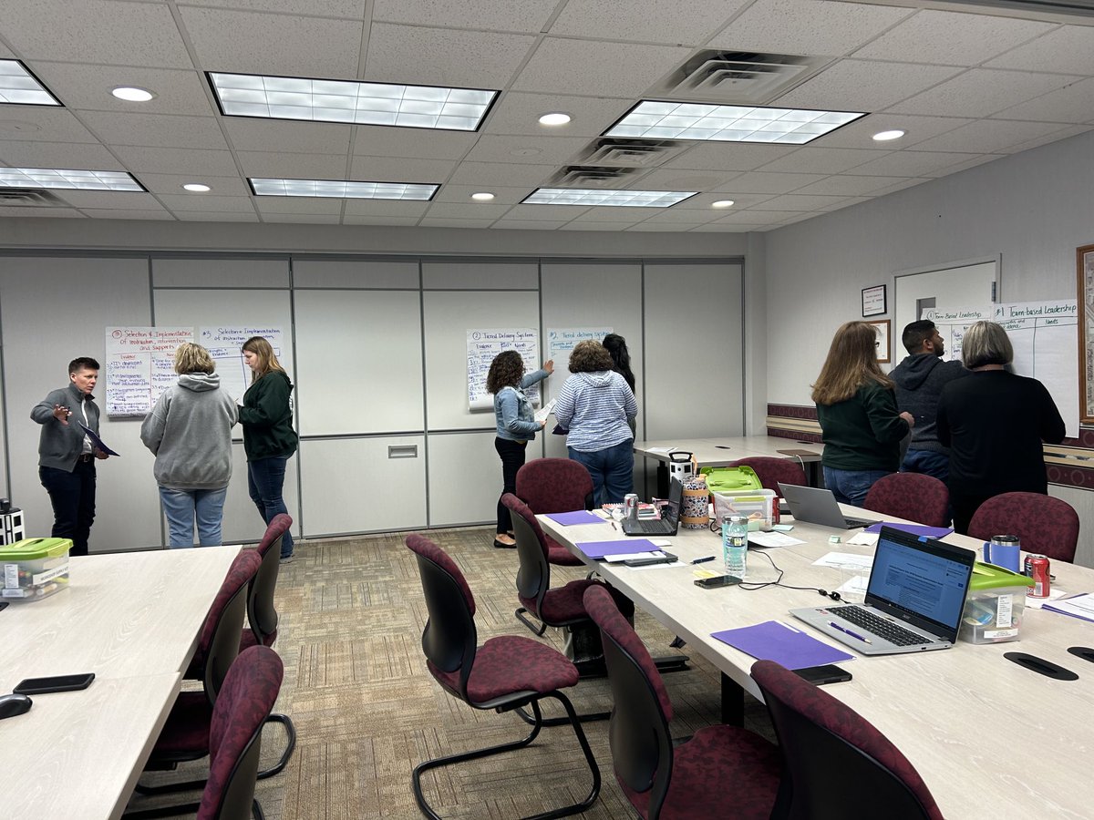 mrsgoaley's tweet photo. MICIP work and systems review with Pinconning Area Schools today. A great focus on refining district and building team processes to improve commitment in initiatives! ⁦@BAISD⁩ https://t.co/pnkfxtoipx