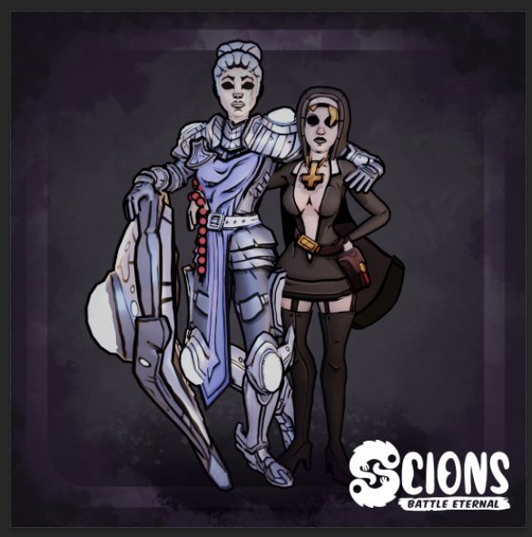 _Can_a's tweet image. Sister iZabel’e arkadaş geldi. 
#scions #indiegame #indiegamedev #indie #steam #pcgames