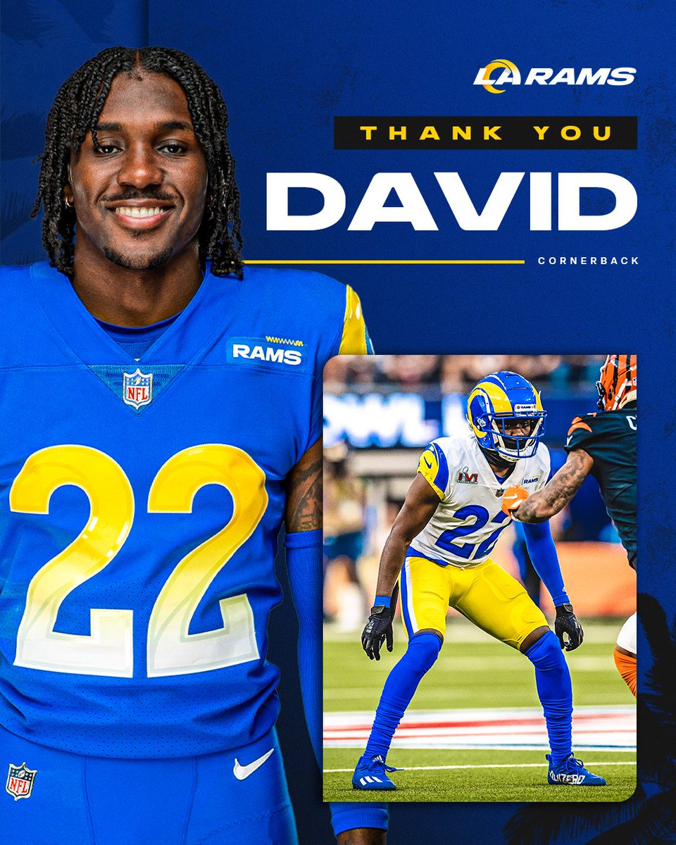 RamsNFL's tweet photo. Thank you, @davidlongjr! 🙌 https://t.co/zrMOxl7YpI
