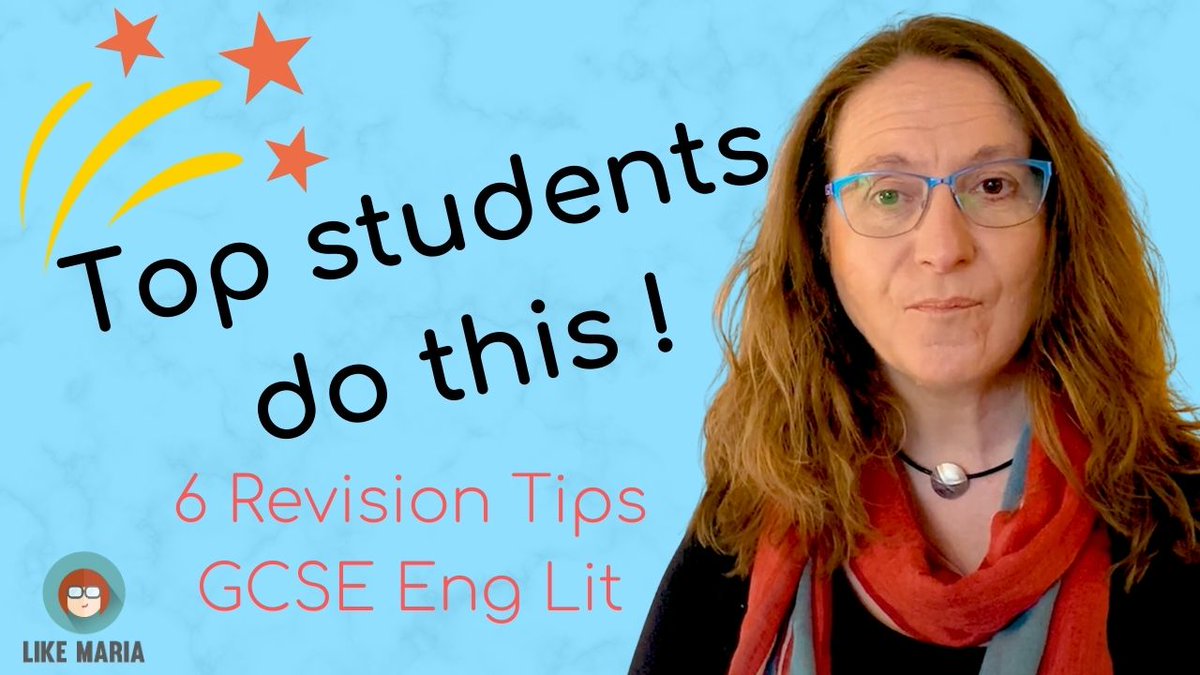 Starting revision early here @LikeMariaEdu with some tips about revising a little differently! #gcse #revision #englishexams